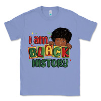 Colony Blue i am black history black boy Classic Tee - MaliasSmallBusiness
