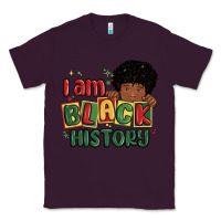 Plum i am black history black boy Classic Tee - MaliasSmallBusiness
