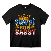 Black usa sweet and sassy Heavy Core Tee - HRA Design Shop