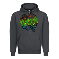 Smoke lucky st patrick s day Zipper Hoodie - Artiststas
