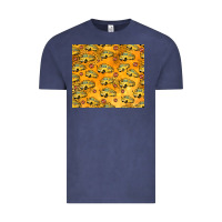 Vintage Denim school bus pattern tumbler 20oz Vintage Tee - Jasminsmagicworld