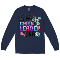 Navy in my cheer leader era Long Sleeve Tee - MaliasSmallBusiness