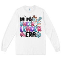 White in my cheer leader era Long Sleeve Tee - MaliasSmallBusiness