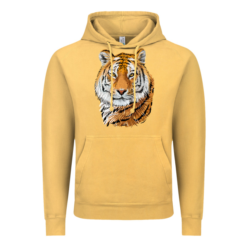 Tiger Head Vintage Hoodie by LillyAllenDesigns | Teevron