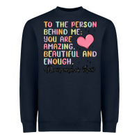 Navy to the person behind me Heavyweight Sweatshirt - MaliasSmallBusiness