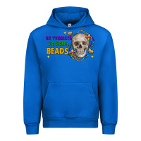 Cobalt On tuesdays we wear beads skull Urban Hoodie - FaDigitalArtStudio