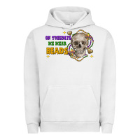 Pigment Lunar Rock On tuesdays we wear beads skull Urban Hoodie - FaDigitalArtStudio