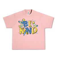 Salmon be kind Urban Heavy Tee - MaliasSmallBusiness