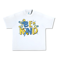 White be kind Urban Heavy Tee - MaliasSmallBusiness