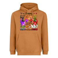 Meerkat happy hallothanksmas dinosaur Heavyweight Hoodie - texasbilliewilder