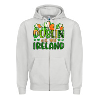 Dublin Ireland St Patrick S Day Zipper Hoodie | Teevron