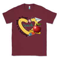 Burgundy teaching is a work of heart Classic Tee - JahusDesignShop