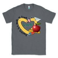 Charcoal Heather teaching is a work of heart Classic Tee - JahusDesignShop
