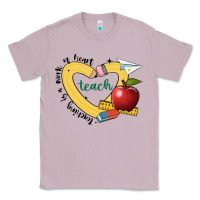 Lilac teaching is a work of heart Classic Tee - JahusDesignShop