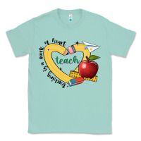 Seafoam teaching is a work of heart Classic Tee - JahusDesignShop