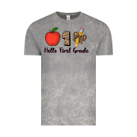 Cloud Rock hello first grade leopard 3200x2400 Vintage Tee - AdoDesignShop