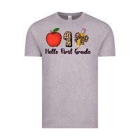Vintage Zinc hello first grade leopard 3200x2400 Vintage Tee - AdoDesignShop