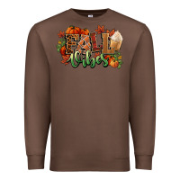 Chestnut Fall vibes pumpkins Premium Sweatshirt - NancyCooperArtShop