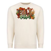 Sandshell Fall vibes pumpkins Premium Sweatshirt - NancyCooperArtShop