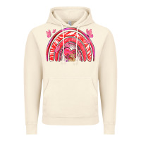 Vintage Artic valentines day rainbow with heart Vintage Hoodie - NancyCooperArtShop