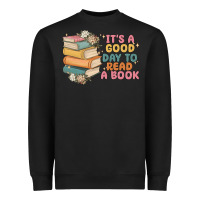 Black it's a good day to read a book Heavyweight Sweatshirt - MaliasSmallBusiness