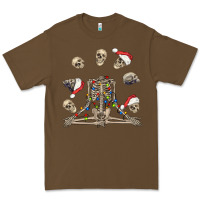 Cacao christmas human skeleton and skulls Premium Tee - FaDigitalArtStudio