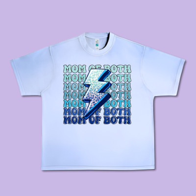 Mom Of Both Boys Urban Heavy Tee Designed By Maliassmallbusiness