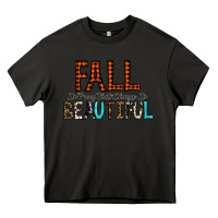 Asphalt Fall Is Proof That Change Is Beautiful Heavy Core Tee - CowhideDigitalArt