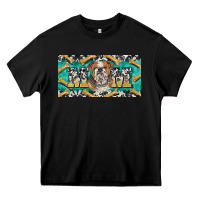 Black english bulldog mom  license plate template Heavy Core Tee - BarkalooDesign