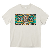 Cream english bulldog mom  license plate template Heavy Core Tee - BarkalooDesign