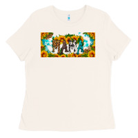 Mama Sunflower Libbey Cup Ladies Tee | Teevron