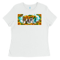 White mama sunflower libbey cup Ladies Tee - HRA Design Shop