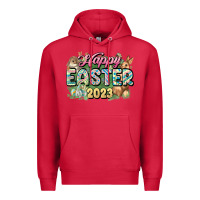 Cardinal Happy Easter 2023 Premium Hoodie - HowdyJamesFarm