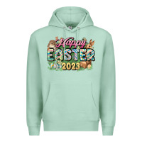 Seafoam Happy Easter 2023 Premium Hoodie - HowdyJamesFarm
