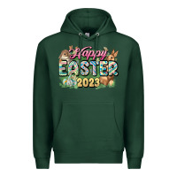 Sports Green Happy Easter 2023 Premium Hoodie - HowdyJamesFarm