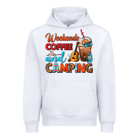White weekends coffee and camping frappe coffee Urban Hoodie - FaDigitalArtStudio
