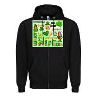 Black st patrick's day Zipper Hoodie - Artiststas