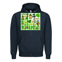 Navy st patrick's day Zipper Hoodie - Artiststas