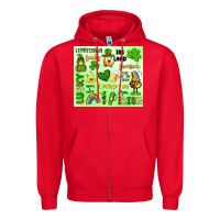 Red st patrick's day Zipper Hoodie - Artiststas