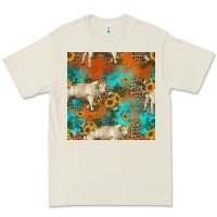 Bone western charolais cow seamless pattern Premium Tee - HRA Design Shop