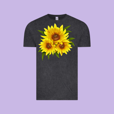 Maximillian Perennial Sunflower Vintage Tee Designed By Lillyallendesigns