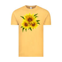 Vintage Mustard maximillian perennial sunflower Vintage Tee - LillyAllenDesigns