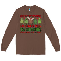 Chestnut where the tree tops glisten Long Sleeve Tee - MaliasSmallBusiness