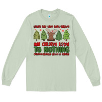 Matcha where the tree tops glisten Long Sleeve Tee - MaliasSmallBusiness