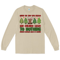 Mushroom where the tree tops glisten Long Sleeve Tee - MaliasSmallBusiness