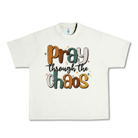 Pistachio pray throthe chaos Urban Heavy Tee - MaliasSmallBusiness