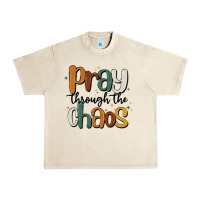Sandshell pray throthe chaos Urban Heavy Tee - MaliasSmallBusiness