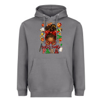 Storm santa's favorite para afro messy bun Heavyweight Hoodie - texasbilliewilder
