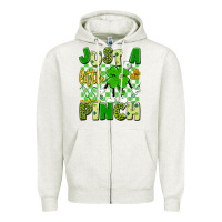 Oatmeal Heather just a little pinch Zipper Hoodie - Artiststas