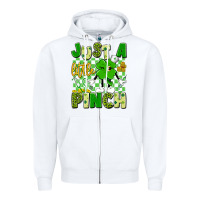 White just a little pinch Zipper Hoodie - Artiststas